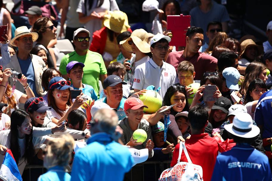 Che folla per Kei Nishikori (Getty Images)